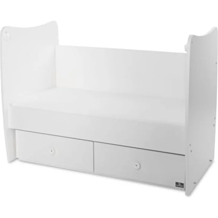 Lorelli Babybett MATRIX NEW, Gitterbett 120 x 60 cm mit Schaukelfunktion und 2 Schubladen, geeignet ab Geburt – Bild 6