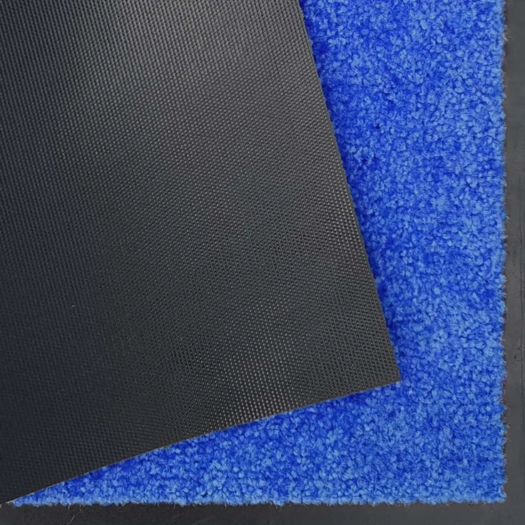 Waschbare Fußmatte Wash & Clean - blau - 60x180x0,7cm – Bild 3