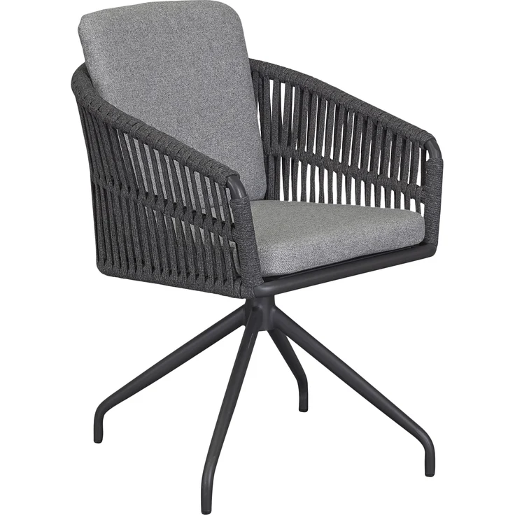 LC Garden Genua Drehstuhl Anthrazit – Bild 1