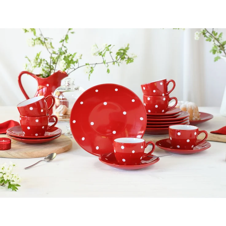 Polka Dots Bunt, Kaffeeservice 18-tlg (mo) – Bild 2