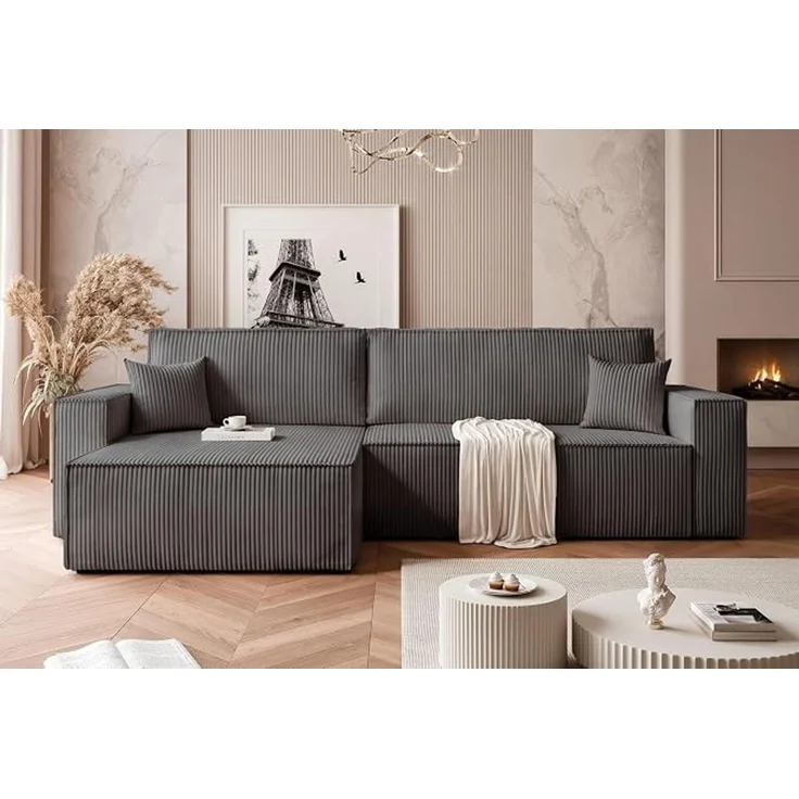 XL-Eckschlafsofa mit Stauraum und Schlaffunktion – Bild 2