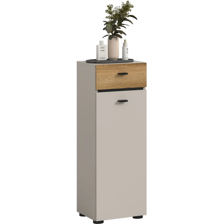 Aqua Standschrank in Kaschmir Melamin – Bild 1