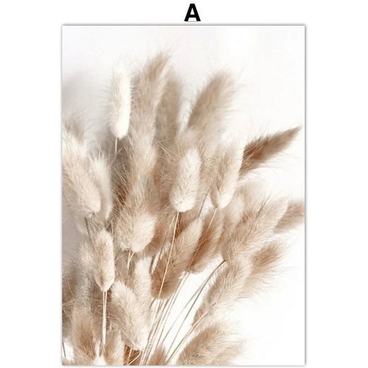 JUSTGOODMOOD Poster Pampasgras Beige Blätter Wandbilder Wohnzimmer Schlafzimmer Deko Print, H (1 St) – Bild 2