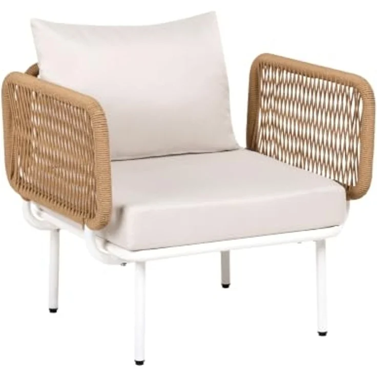 Gartensessel BAUCINA Hellbeige – Bild 1