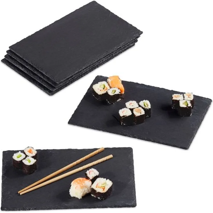 Schieferplatte 30x20 cm 6er Set
