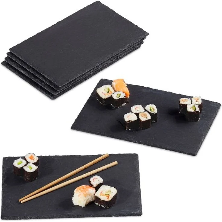 Schieferplatte 30x20 cm 6er Set – Bild 1