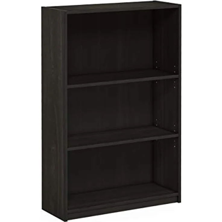 Furinno JAYA Einfaches Bücherregal, holz, Espresso, 24. 13x24. 13x102. 36 cm – Bild 9
