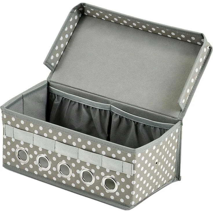 Zeller Present Aufbewahrungsbox, (Geschenkband-Organizer, aus Polyester – Bild 2