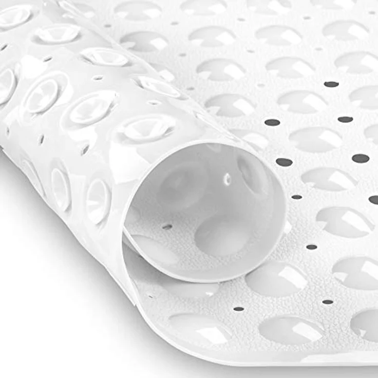 StickandShine Badematte Badewanneneinlage 100x41 cm eckig Saugnoppen Badematte Antirutsch – Bild 2