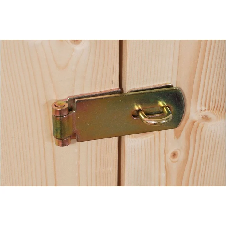 Karibu Holz Gartenhaus "Schwandorf 3", terragrau, 2,1x2,2 m (B x T),ohne Anbaudach – Bild 4