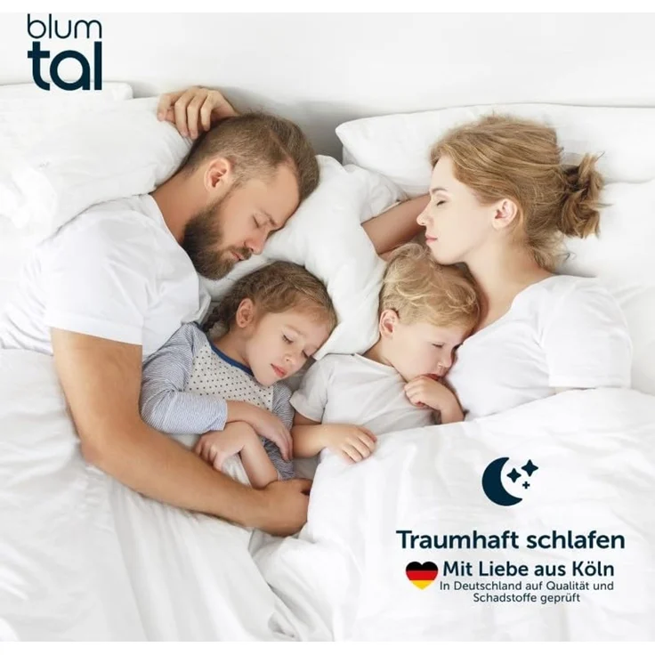 Blumtal Kunstfaserbettdecke zertifizierte Steppbettdecke - Winterdecke, Wärmeklassen: Sommer, 4 Jahreszeiten, Ganzjahresdecke, Winter – Bild 6