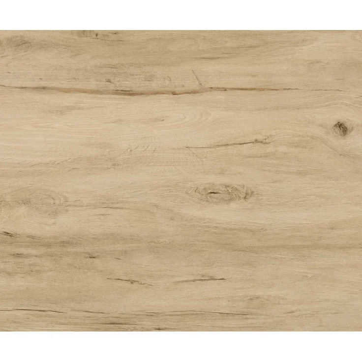 Esstisch Edge 200-300x100 Keramik Laminam® Sabbia Eichefarbig Kreuzgestell Rechteck Schwarz ausziehbar – Bild 2