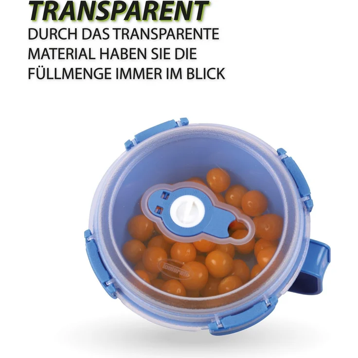 Vorratsdose für Lebensmittel ( 850 ml ) - Blau - Frischhaltedosen Frühstücksschale, BPA-Frei luftdicht, Aufbewahrungsbox Meal Prep Box, Schale – Bild 6