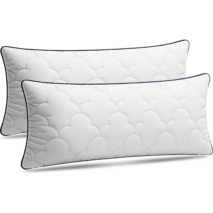 Gentle North Microfaserkissen Hochwertige Kopfkissen in Hotelqualität - verschiedene Größen, Füllung: 100% Polyester, Seitschläfer, Rückenschläfer, Seitenschläfer, Bauchschläfer, 1- oder 2-tlg, Reißverschluss für Füllung, waschbar, Made in EU, allergik...