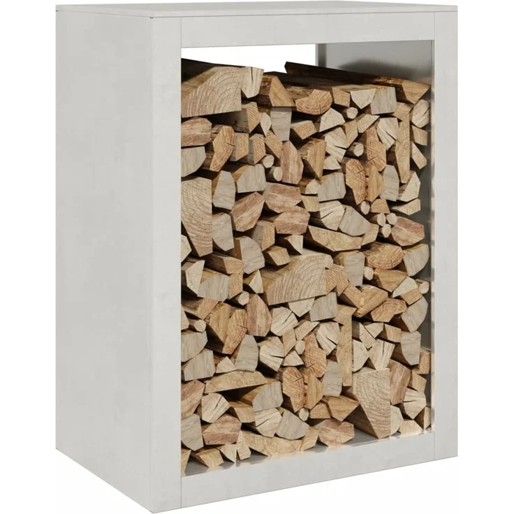 vidaXL Brennholzregal 60x40x80 cm Edelstahl 851000 – Bild 2