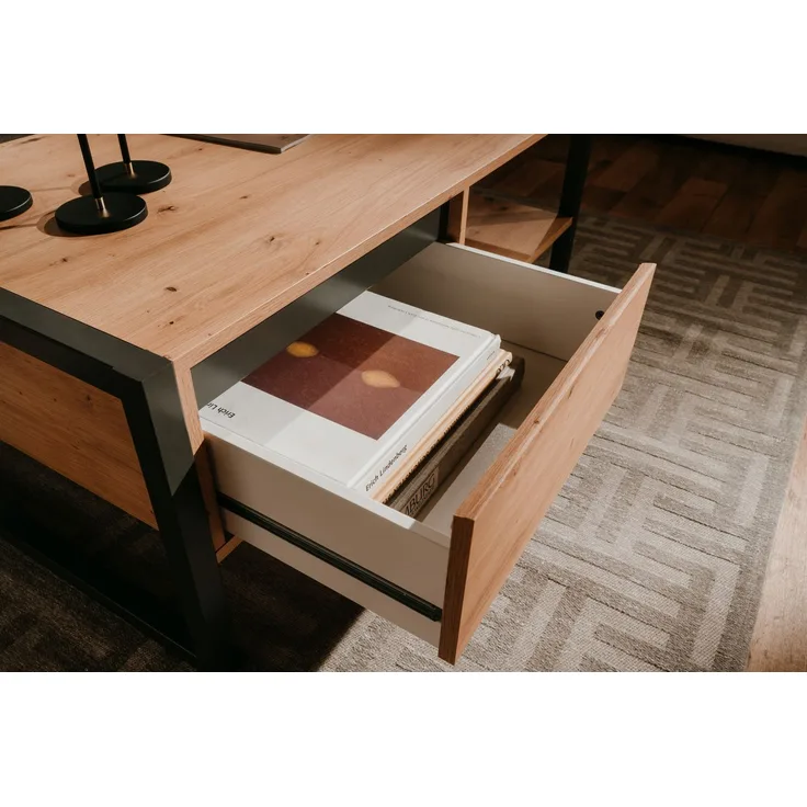 Couchtisch Dover 55 / Denver 55, Holzfarben, 100 x 40 x 55 cm