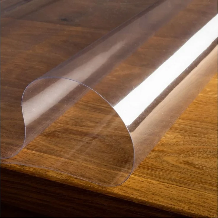 laro Tischdecke 0,30 mm Tischfolie Tischdecke Durchsichtig Transparent Abwaschbar – Bild 3