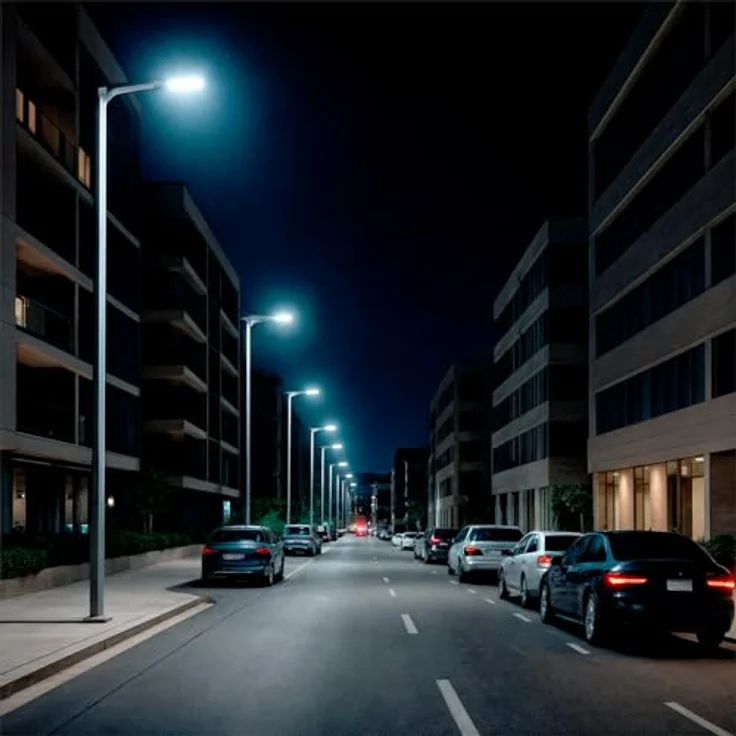 LEDKIA LIGHTING LED-Straßenleuchte Harlem 150W, grau, lichtstrom 20250 lm, IP65 wasserfest, 4000K Neutralweiß – Bild 2