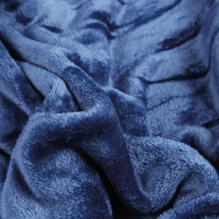 Kuscheldecke "Celina" Blau 80x120 cm – Bild 2