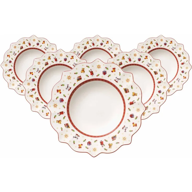 Villeroy & Boch Toy's Delight Suppenteller ø 26,4 cm weiß 6er Set
