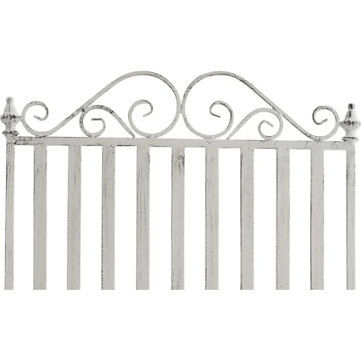 Schaukelstuhl ANNA 2er Set Antik Outdoor - 56x90x94cm, Metall, Antik-Weiß | Gartenstuhl Liegestuhl Relaxstuhl Garten Terrasse – Bild 6