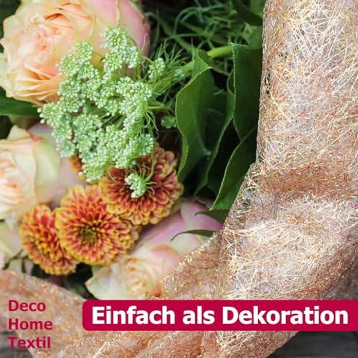 DecoHomeTextil Heimtextilmanufaktur Tischläufer Deco Netz Tischband Dekoration Dekor Breite 30cm Farbe+Länge wählbar – Bild 3