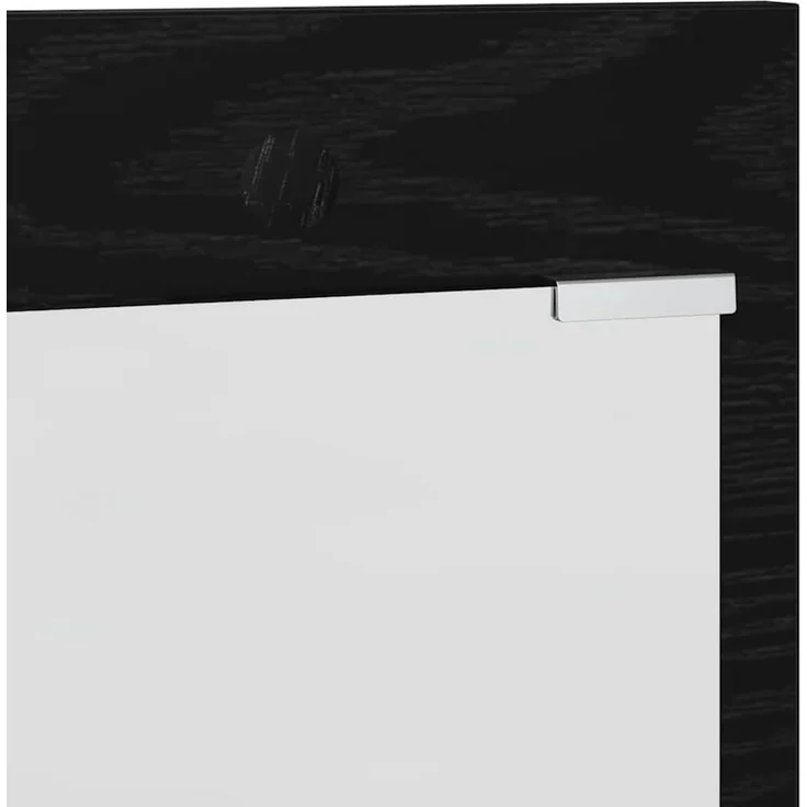 vidaXL Wandmontierter nachttisch Schwarz Eichen-Optik 90 x 10 x 50 cm 874516 – Bild 8