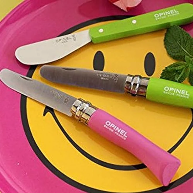 Opinel No 07, Kindermesser, rostfrei, Buchenholz, verschiedene Farben – Bild 7