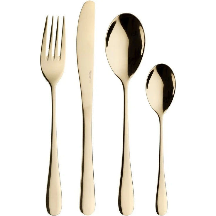 PINTINOX Besteck-Set Princess (24-tlg), 6 Personen, Edelstahl 18/10, PVD Beschichtung, spülmaschinengeeignet – Bild 5