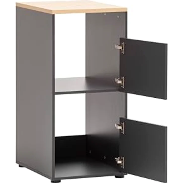 Schildmeyer Möbelset Solea Hauswirtschaftsraum 702069, Waschmaschinenumbau, Apothekerschrank, Mehrzweckschrank, anthrazit – Bild 6
