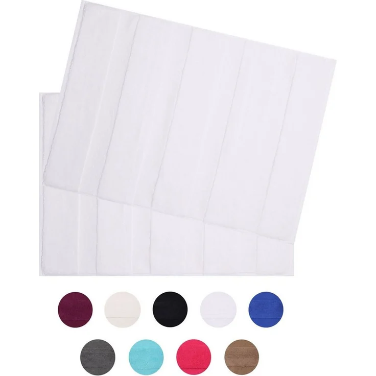 Betz Badematte 2er Set Badvorleger Deluxe Größe 50 x 68 cm, strapazierfähig, Baumwolle, rechteckig, unbeschichtet – Bild 2