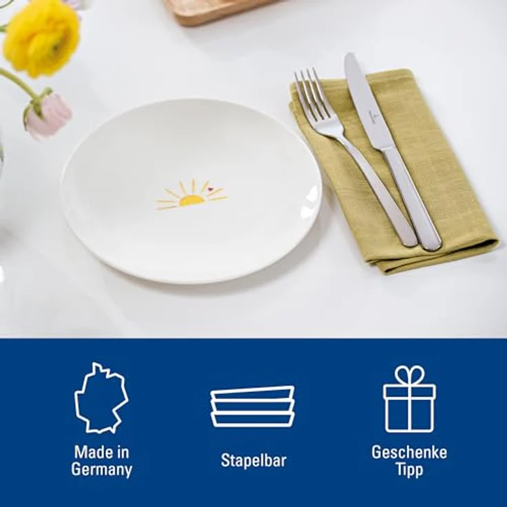 Villeroy & Boch With Love Frühstücksteller ø 21,2 cm Hello Sunshine – Bild 5