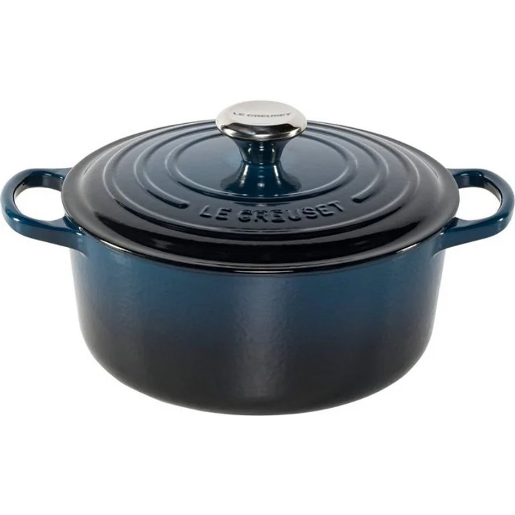 Le Creuset Signature Bräter rund 24 cm nuit – Bild 2