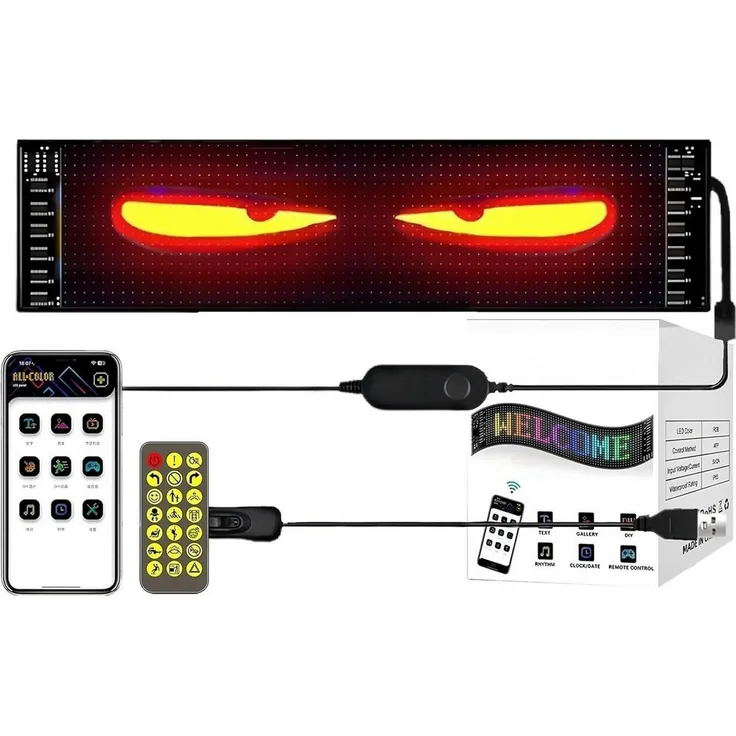 FELIXLEO Dartscheiben-Beleuchtung LED Devil Eyes Light für Cars und LKW Augen