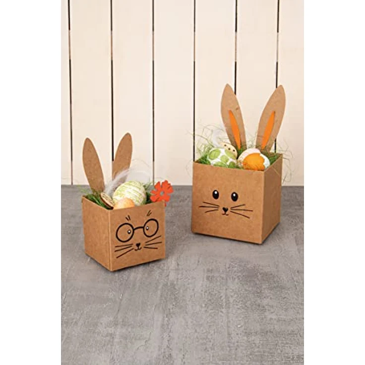 Faltschachtel, FSC Mix Credit, 7,5x7,5x7,5cm, Set 6Stück, kraft – Bild 6