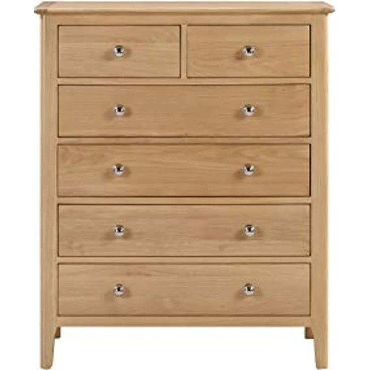 Die Julian Bowen COTSWOLD 4+2 Kommode ist eine geräumige und elegante Aufbewahrungslösung für Schlafzimmer – Bild 3