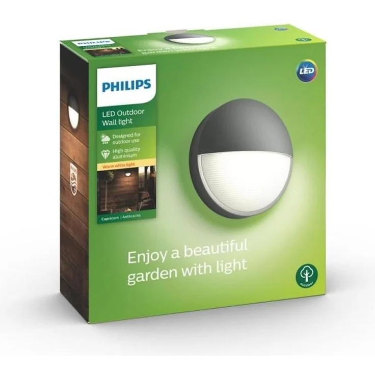 Philips myGarden LED Außenwandleuchte Capricorn Aluminium in Anthrazit – Bild 6