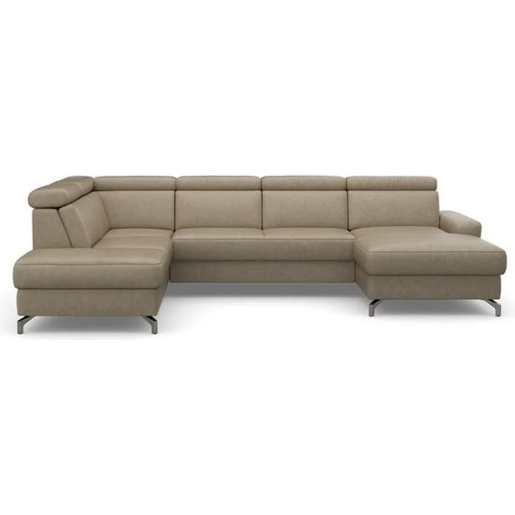 sit&more Wohnlandschaft Scarlett U-Form, inklusive Kopfteilverstellung, wahlweise mit Bettfunktion, Bettkasten – Bild 4