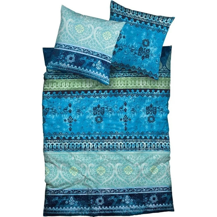 CASATEX Bettwäsche Bettwäsche "Indi", Mako-Satin, 2 teilig, Satin Ornamente – Bild 5