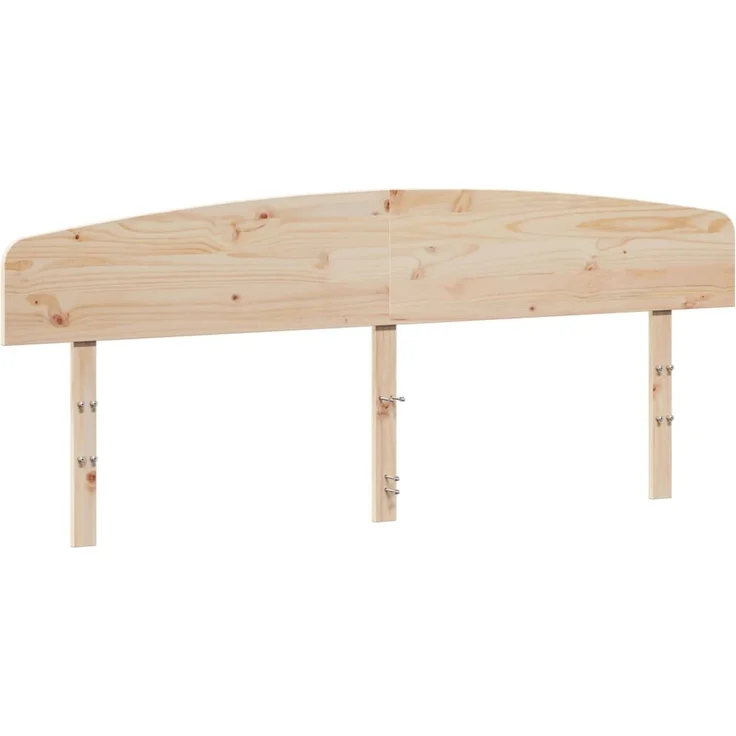 vidaXL Kopfteil 180 cm Massivholz Kiefer Braun – Bild 2