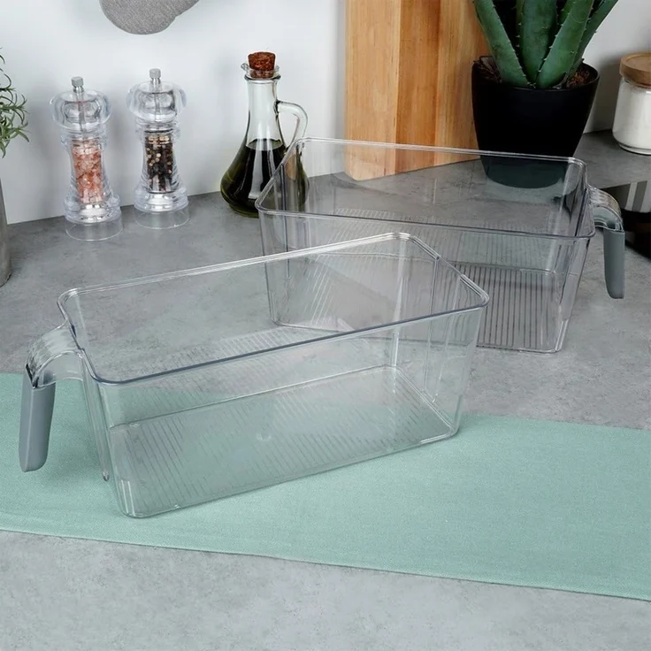 Koopmann Aufbewahrungskorb mit Griff EH BoxenVorratsbehälter in Transparent – Bild 5