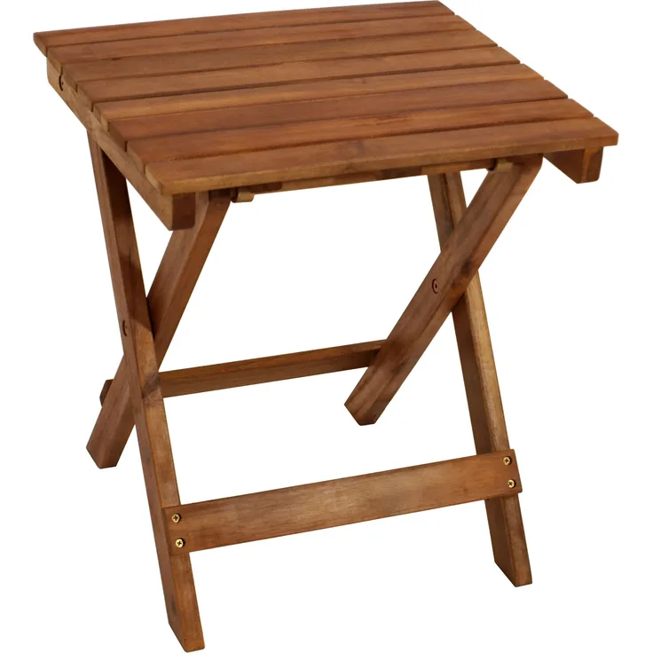 Klapp - Beistelltisch MONTERIA 38x43 cm, Akazie geölt