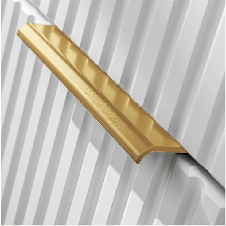 Waschtischunterschrank 120 cm weiß matt mit gerillter Front, 4 Softclose-Auszüge, ADELAIDE-56-WHITE – Bild 8
