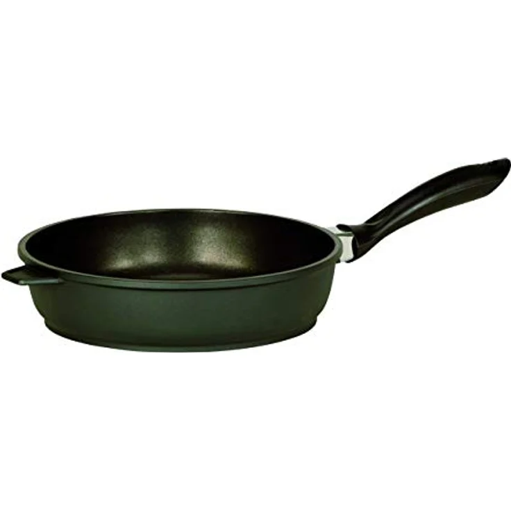 Krüger Bratpfanne Aluguss Pfanne tief LEIPZIG, Aluminiumguss (1-tlg), hochwertige Antihaft-Versiegelung, tiefe Ausführung – Bild 2