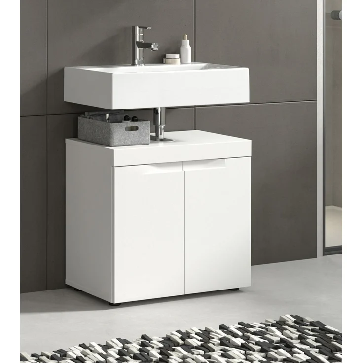 Waschbeckenunterschrank Gusto in weiß matt 60 cm – Bild 4
