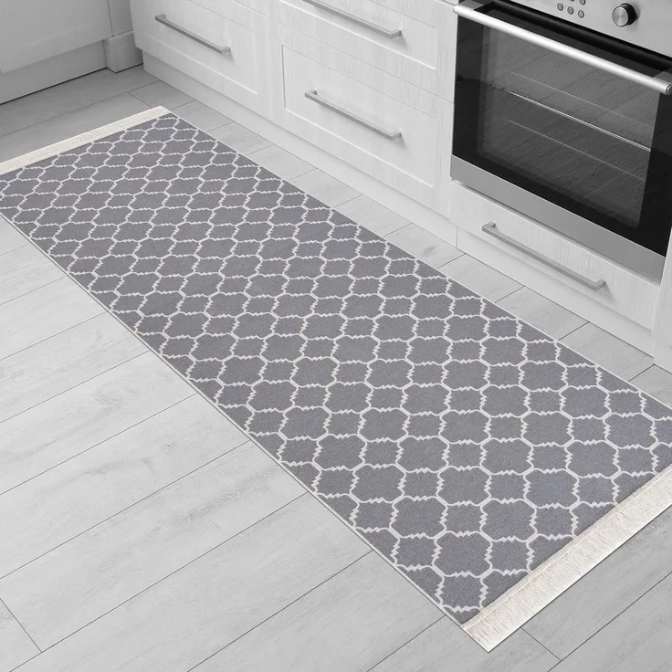 Jimri Teppich Kelim Teppich Wohnzimmer Schlafzimmer Küche, Badezimmer Läufer Flur, Rechteckig, Wendeteppich