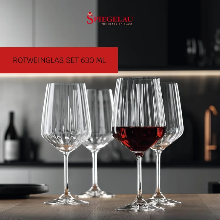 Spiegelau Lifestyle Rotweingläser 630 ml 12er Set – Bild 2