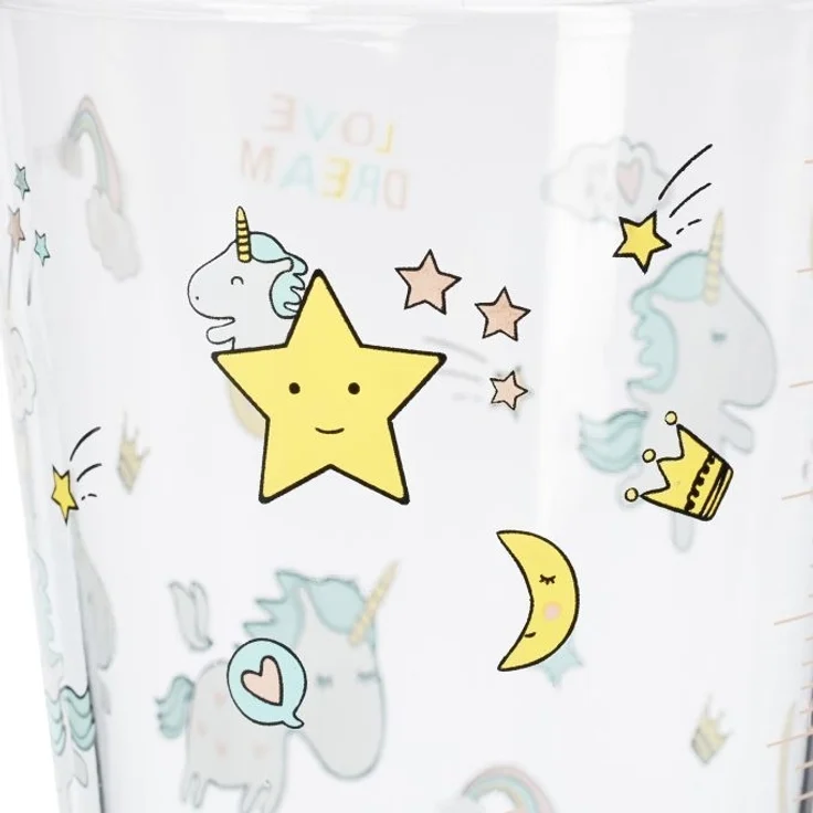 4er Set Kindergläser mit Einhorn-Motiv – Bild 9