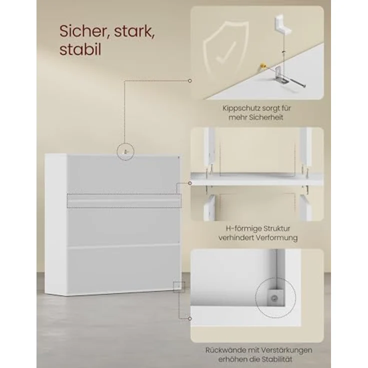 Nancy's Bücherregal Weiß 9 Boxen - Bücherregale Weiß Kinderzimmer – Bild 8