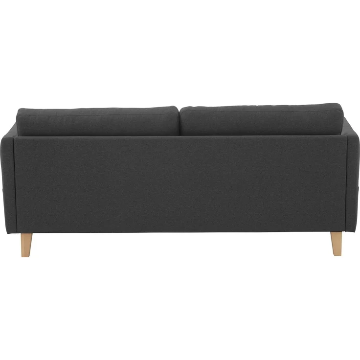 Atlantic Home Collection 2-Sitzer Sofa Mailo mit Links oder rechts montierbarem Longchair, Anthrazit, Breite x Tiefe x Höhe: 204x85/150x82 cm – Bild 2